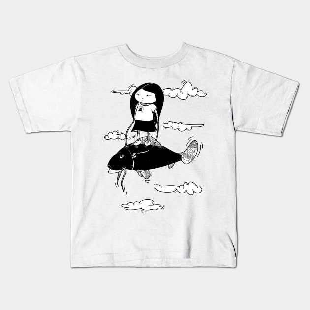 Zeginella_1 Kids T-Shirt by coclodesign